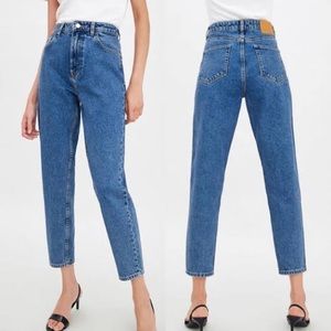 Zara TRF High Rise 90s Mom Jean